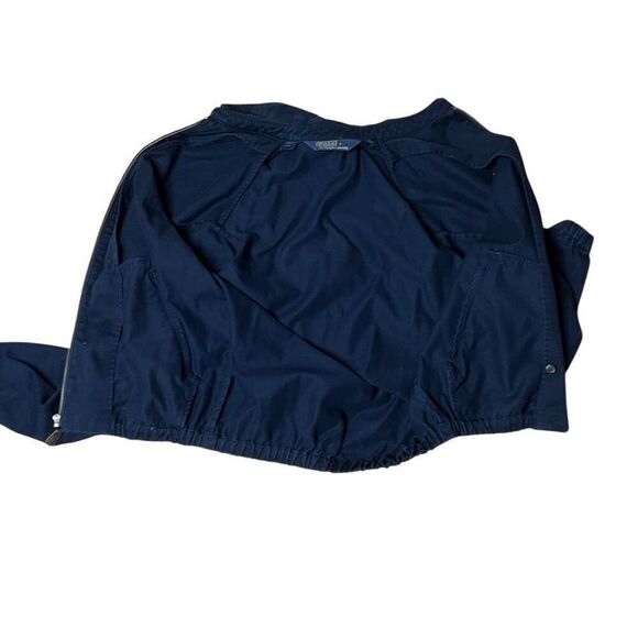 Vintage VTG 90s Polo Bayport Poplin Navy Blue Jacket Small - Picture 7 of 9